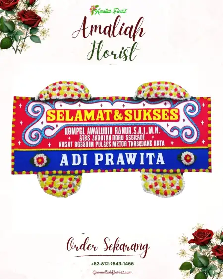Papan Bunga Ucapan Selamat Madang Suku Iii